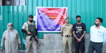 Police attach Properties worth ₹7.11 Crore linked to drug trafficking & terror activities in Srinagar