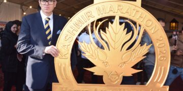 CM Omar Abdullah inaugurates three-day Kashmir Marathon Exposition at Polo View