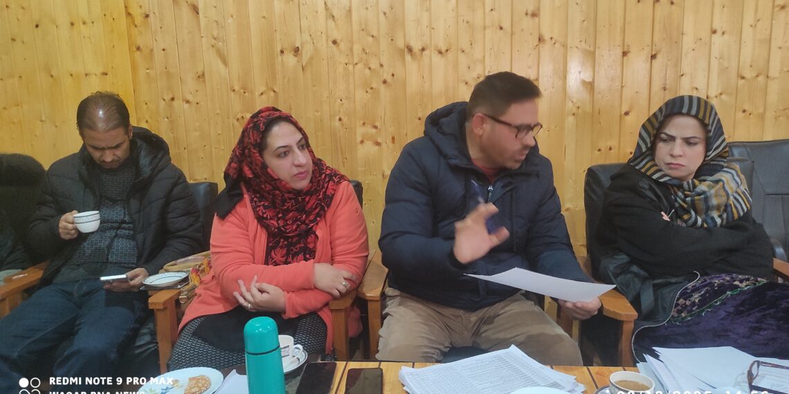 *DDC Chairperson Safina Baig Reviews Five-Year Performance, Holds Comprehensive Meeting with All Department Heads at Wagoora*