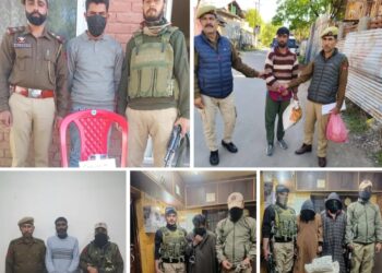 Crackdown against Drug Mafia, Six peddlers arrested in Anantnag 