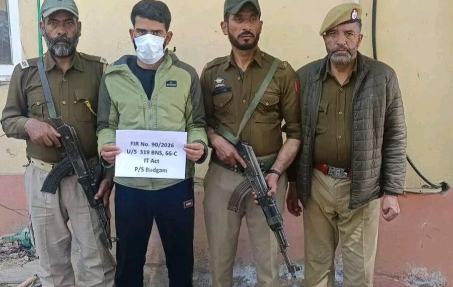Man booked for operating fake whatsapp account in the name of SSP Budgam