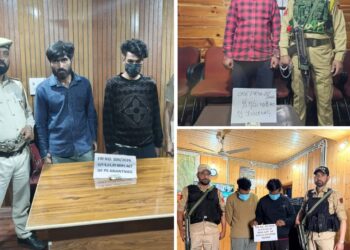 Zero Tolerance Against Narcotics: Five drug peddlers arrested in Anantnag 