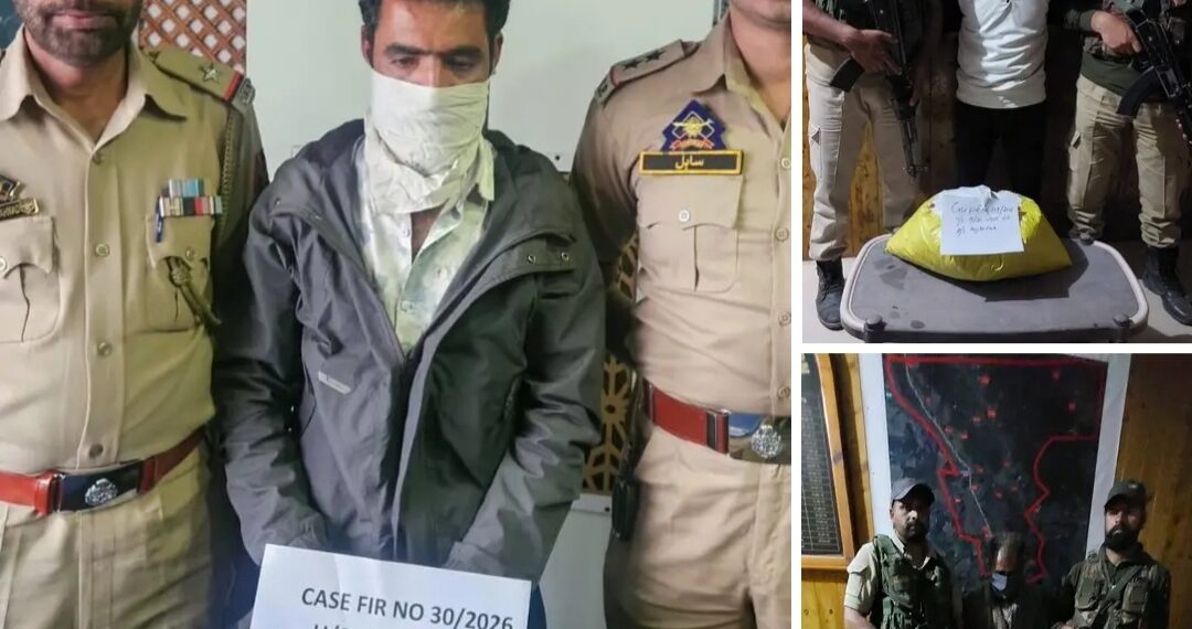 Four drug peddlers held in 4 NDPS Cases in Anantnag