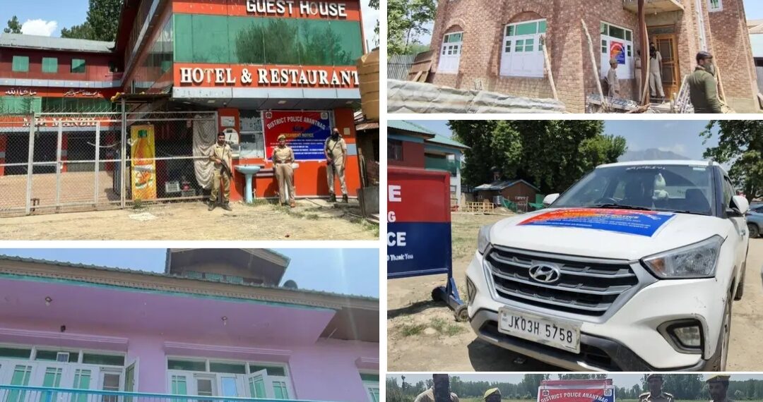 Police Carry out Single Largest Narcotics Property Attachment in Anantnag; Assets Worth ₹6.5 Crore Attached