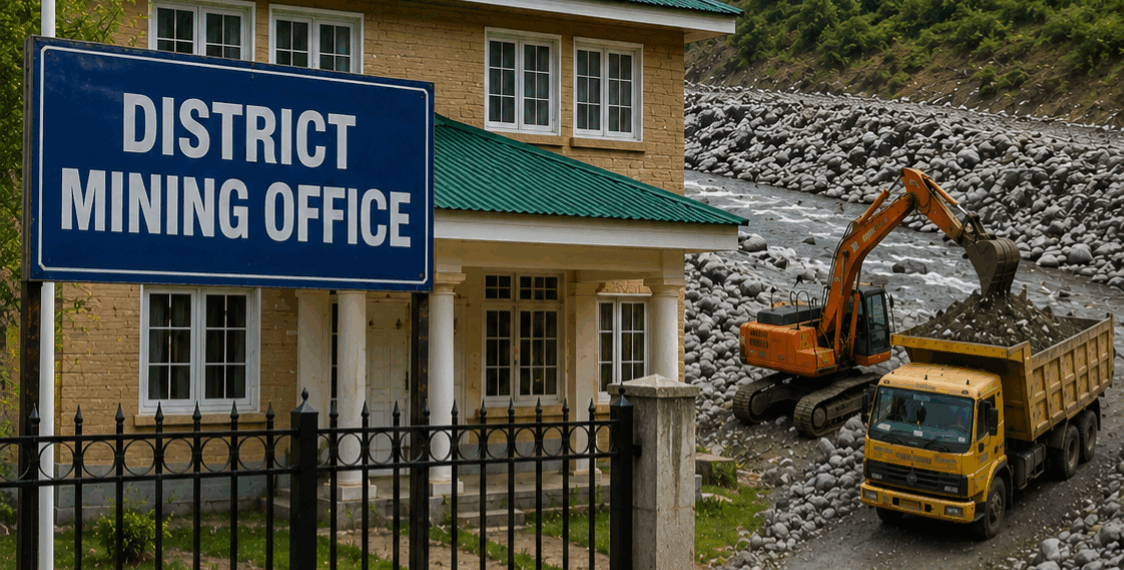 DMO Ganderbal Attached After CM Visit; Illegal Mining Complaints Surface