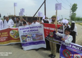 *Police, Almurad Auto Stand Kreeri Organise “Nasha Mukht” Rally Against Drug Abuse*