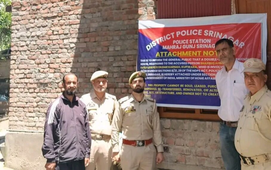 Police attach properties worth Rs 2 Crores under NDPS Act in Srinagar 