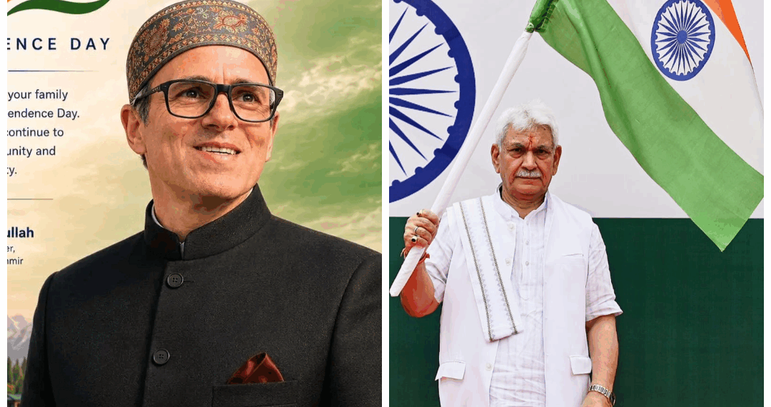 LG Manoj Sinha, CM Omar Abdullah Extend Greetings On 80th Independence Day