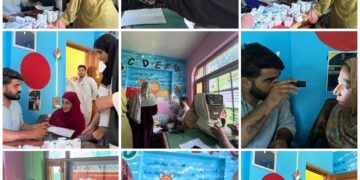 250+ PATIENTS SCREENED AT FREE EYE CAMP IN J&K’s ALOOSA BANDIPORA