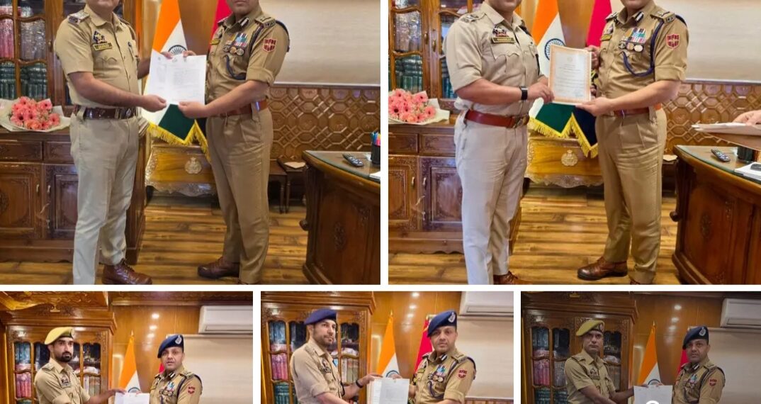 IGP Kashmir felicitates Srinagar Police for busting organised inter-state narcotics network 