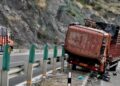 Driver Dies After Truck Hits Divider In Ramban