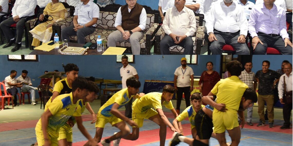 DC inaugurates District Level Inter-Zonal tournament for U-14 & U-17 Boys at Udhampur