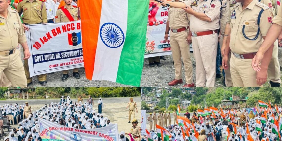 IRP 16th Battalion organises Anti-Drug Rally at Banihal under Nasha Mukti Abhiyan
