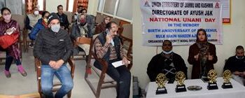 ISM, AYUSH Dept observes National Unani Day at Ramban