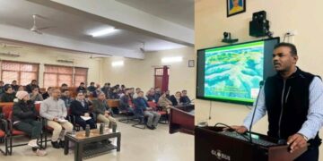 ISRO Scientist Delivers a special talk on “From Space to Species” at the Department of Botany, University of Jammu