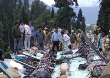 4 ITBP personnel killed, 37 others injured in a bus accident near Chandanwari Anantnag