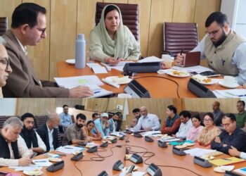 Sakeena Itoo reviews Education, Health sector scenario in Budgam Constituency