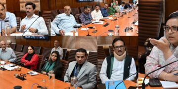 Sakeena Itoo reviews healthcare arrangements for forthcoming holy month of Muharram-ul-Haram