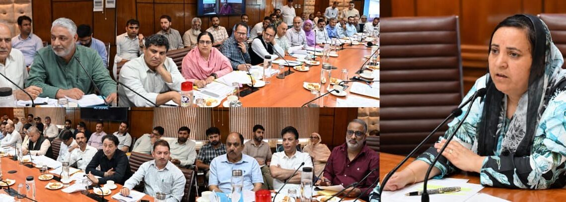 Sakeena Itoo reviews development issues of five constituencies of Kashmir