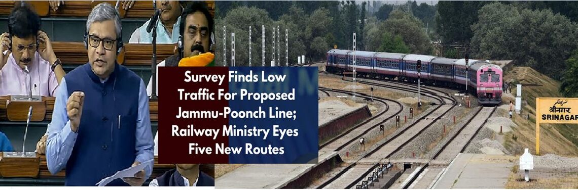 In New Surveys Railways Lays Focus On Expanding Travel To New Horizons In J&K