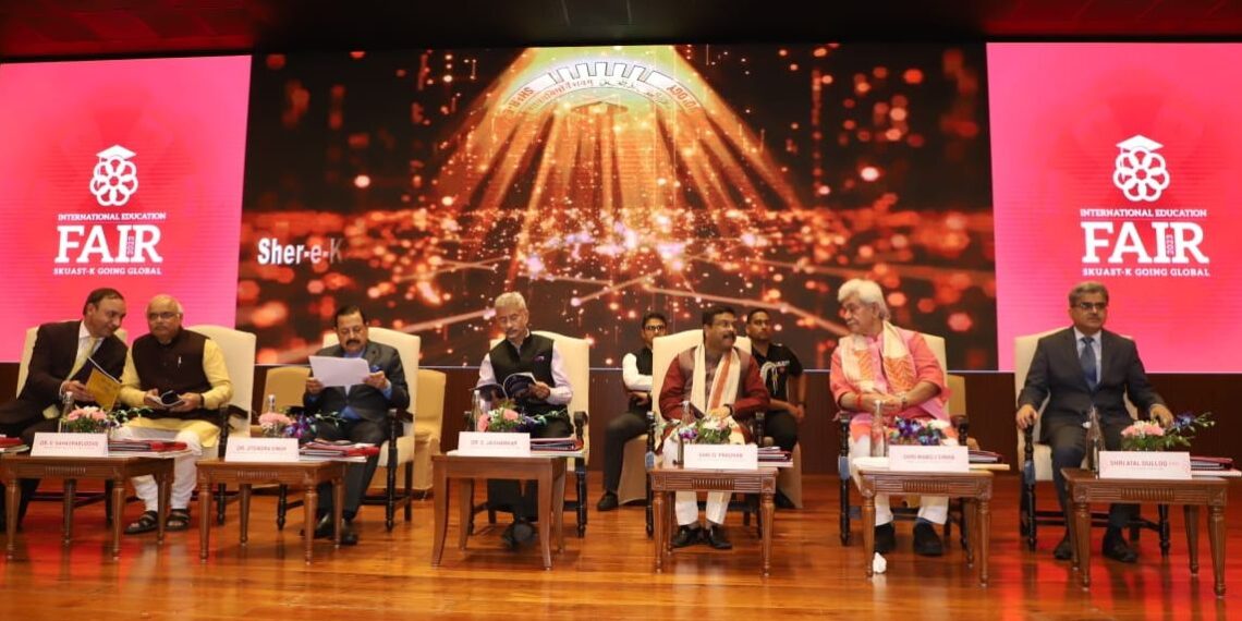 Foreign Minister Jaishankar Inaugurates J&K’s First Int’l Education Fair in presence of LG Sinha in New Delhi
