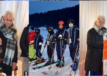 Gulmarg’s Snowy Slopes Come Alive as LG Sinha Inaugurates t Khelo India Winter Games 2025″
