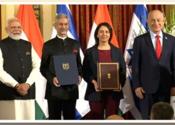 India, Israel exchange multiple MoUs in several areas