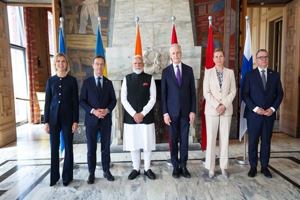 India, Nordic countries elevate relations to Green Technology, Innovation, Strategic Partnership: PM Modi