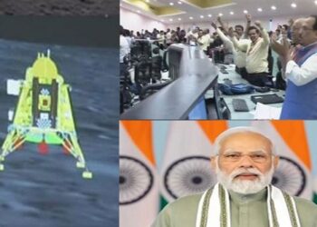 India makes history, Chandrayaan-3 soft-lands on Moon