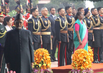 India showcases military prowess and Nari Shakti on 74th Republic day.