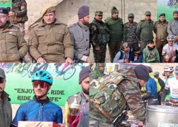 Indian Army’s 62 RR Beerwah Organizes Cycling Rally in Budgam