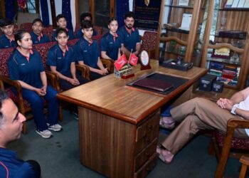 Indian Wushu Team Calls on CM Omar ahead of SCO Wushu Championship