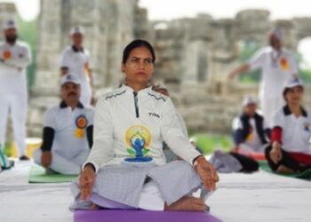 Int’l Day of Yoga, Bharati Pravin Pawar leads celebrations at Ang