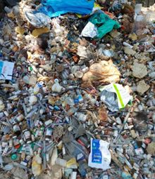 Irrigation canal turns into dumping site in Bandipora, Villagers blame I&FC deptt for civic mess