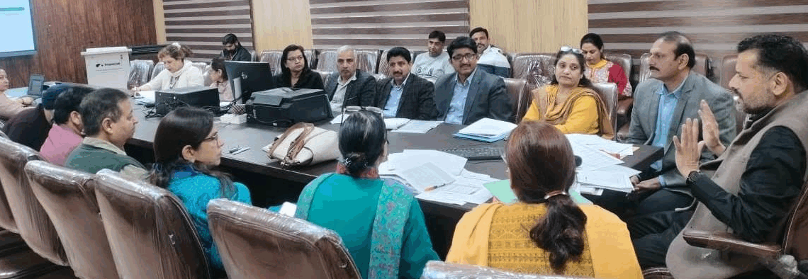 DHSJ reviews healthcare scenario in Jammu District