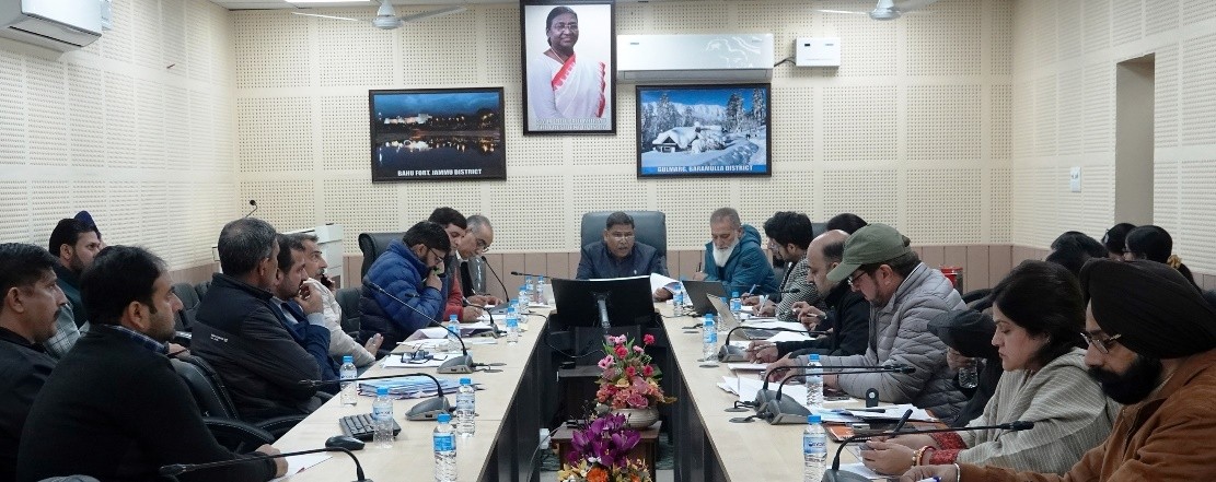 DAHJ reviews physical, financial progress of key schemes in Jammu Divn