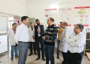 DHS Jammu visits Sub District Hospital Jagti to inspect services