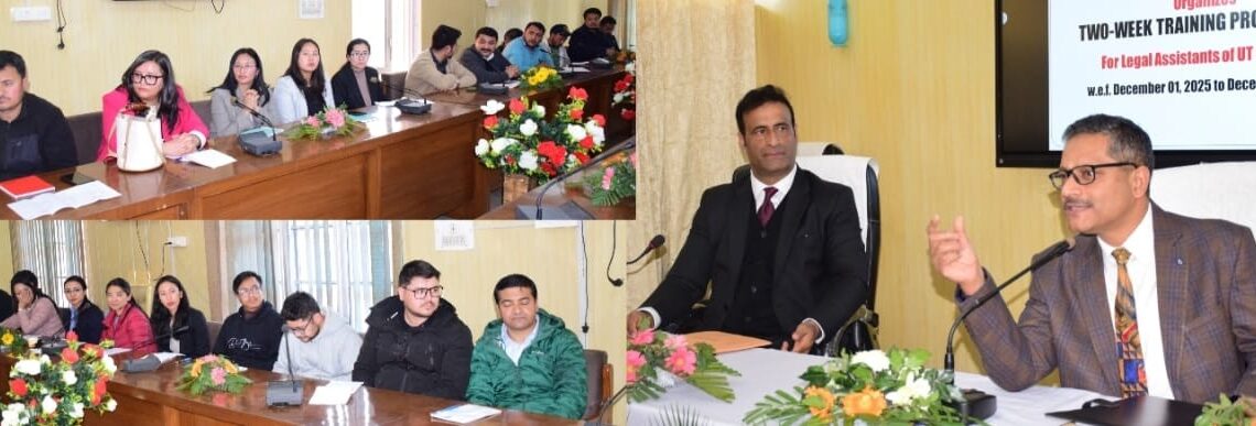 2-week training for Legal Assistants of Ladakh concludes