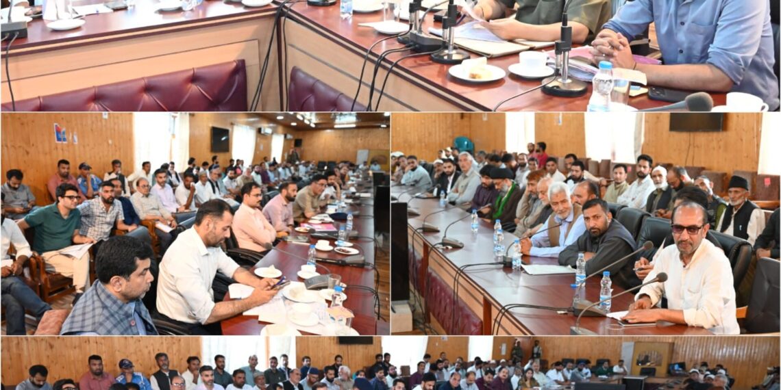Javid Dar reviews arrangements for Muharram-ul-Harram in Baramulla