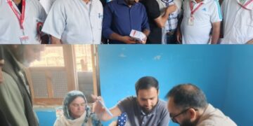 J&K Govt Pharmacist Association Kupwara Organizes Free Medical Camp at Budnambal
