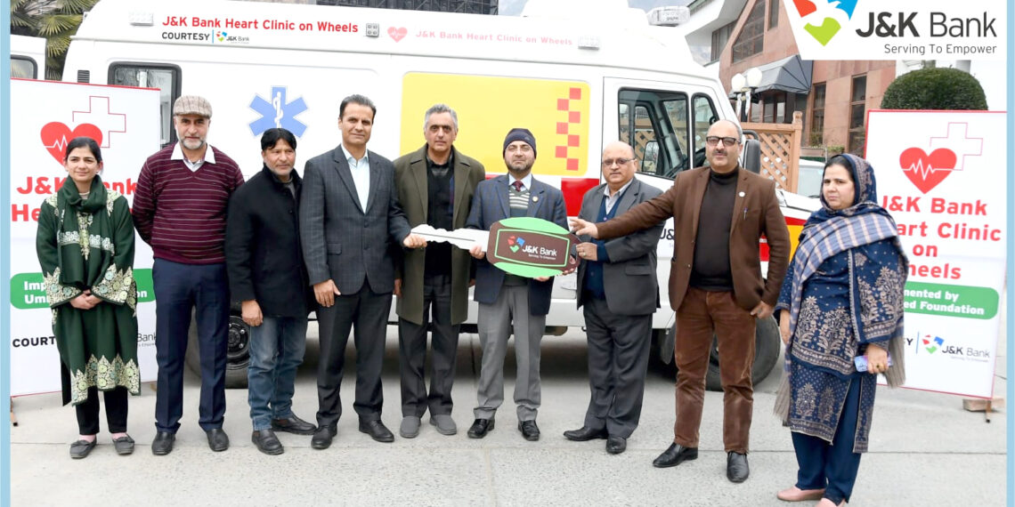 Heart Clinic on Wheels: J&K Bank dedicates cardiac-care unit for the people