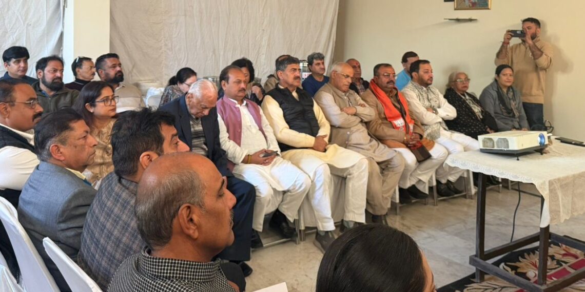 J&K BJP leadership listens to Mann Ki Baat across J&K
