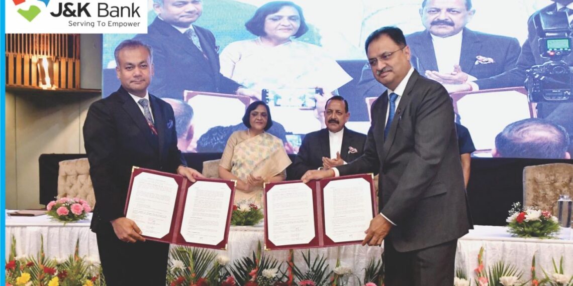 J&K Bank and DoPPW sign MoU to expand pension-related services in J&K 