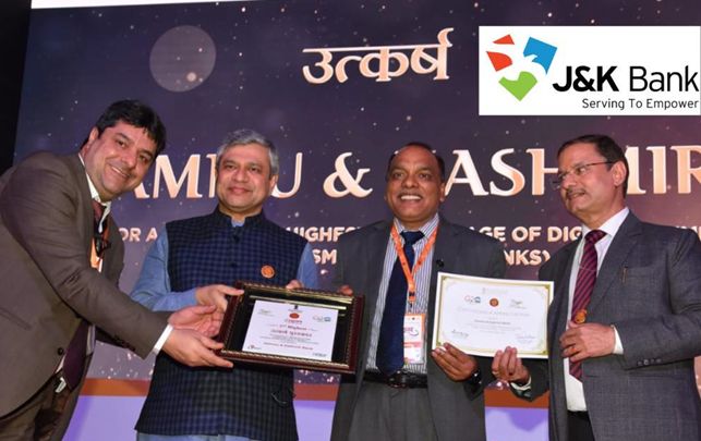 J&K Bank awarded for promoting digital payments