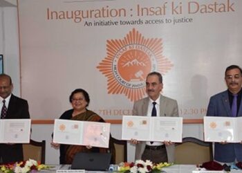 J&K Chief Justice launches “Insaf Ki Dastak”; a legal outreach prog