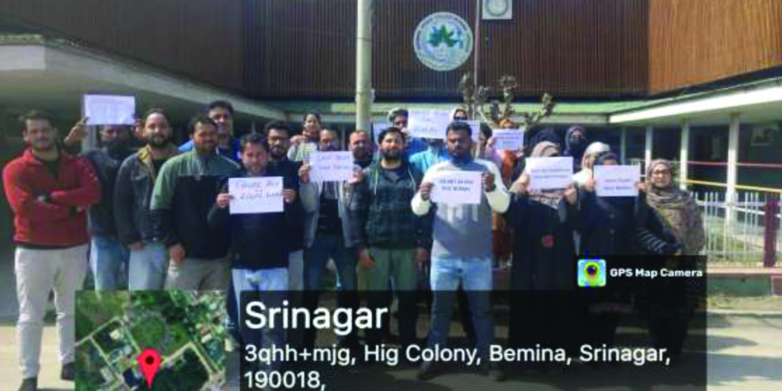 J&K HECTA Observes State-wide Pen-Down Strike, Warns of Intensified Protests