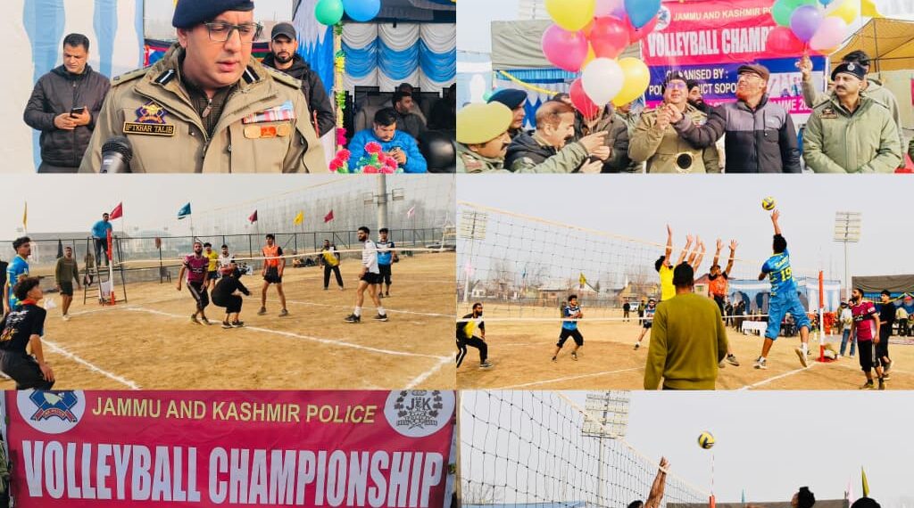 J&K Police organise Volleyball championship in Sopore