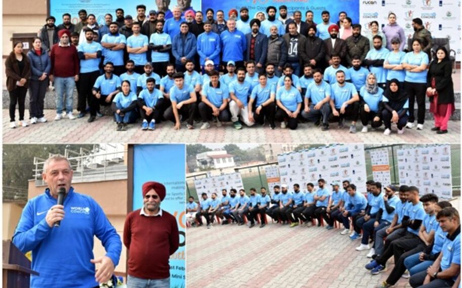 J&K Sports Council, KNVB Dutch Football Association launch Refresher Football Coaching Course in Jammu