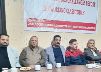 JK coordination committee of Trade Unions pledges to fight for rights of people of all hues