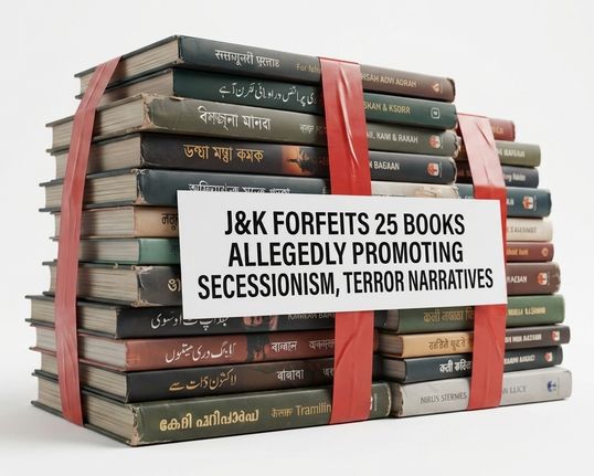 J&K forfeits 25 books allegedly promoting secessionism, terror narratives